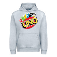 Heather Grey uno funny game Urban Hoodie - artisFamous