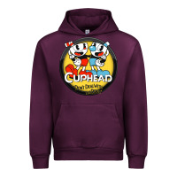 Mauve Wine Cuphead Urban Hoodie - artisFamous