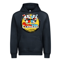 Navy Cuphead Urban Hoodie - artisFamous