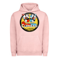 Pigment Salmon Cuphead Urban Hoodie - artisFamous