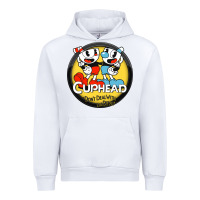 White Cuphead Urban Hoodie - artisFamous
