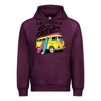 Mauve Wine california super surf Urban Hoodie - artisFamous