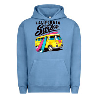 Pigment Pebble Blue california super surf Urban Hoodie - artisFamous