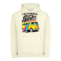 Pigment Pistachio california super surf Urban Hoodie - artisFamous