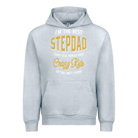 Heather Grey I'm The Best Stepdad | Father's Day Urban Hoodie - artisFamous
