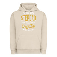 Pigment French Oak I'm The Best Stepdad | Father's Day Urban Hoodie - artisFamous