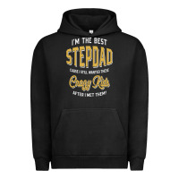Pigment Black I'm The Best Stepdad | Father's Day Urban Hoodie - artisFamous