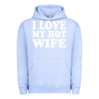 Pigment Grape Ice i love my hot wife Urban Hoodie - artisFamous