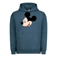 Pigment Midnight Navy micky mouse Urban Hoodie - artisFamous