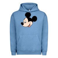 Pigment Pebble Blue micky mouse Urban Hoodie - artisFamous
