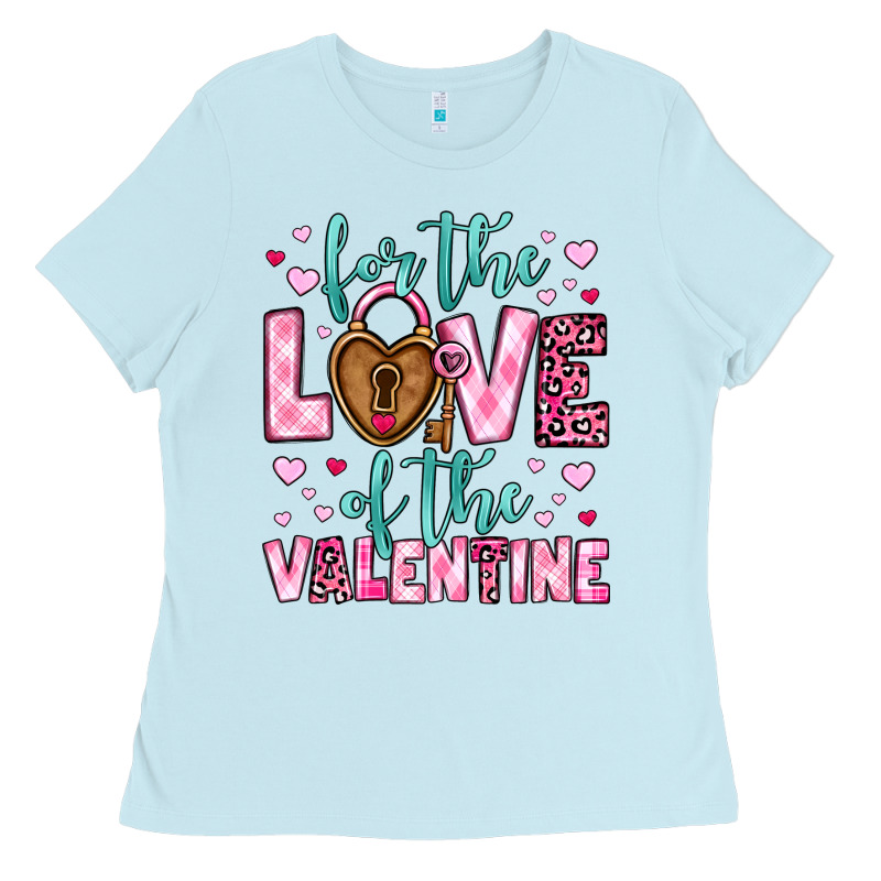 For The Love Of The Valentine Ladies Tee by OliviaCreatesArt | Teevron