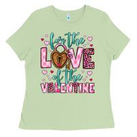 Matcha for the love of the valentine Ladies Tee - OliviaCreatesArt