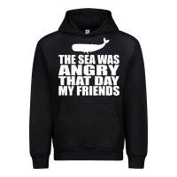 Black seinfeld   the sea was angry that day my friends Urban Hoodie - artisFamous