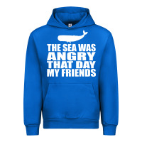 Cobalt seinfeld   the sea was angry that day my friends Urban Hoodie - artisFamous