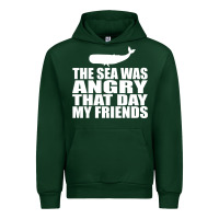 Forest Green seinfeld   the sea was angry that day my friends Urban Hoodie - artisFamous