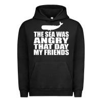 Pigment Black seinfeld   the sea was angry that day my friends Urban Hoodie - artisFamous