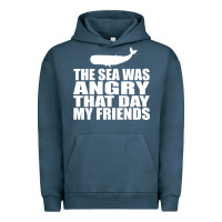 Pigment Midnight Navy seinfeld   the sea was angry that day my friends Urban Hoodie - artisFamous