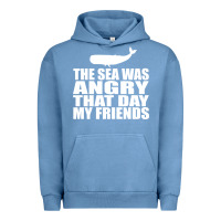 Pigment Pebble Blue seinfeld   the sea was angry that day my friends Urban Hoodie - artisFamous