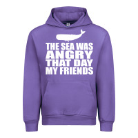 Tulip seinfeld   the sea was angry that day my friends Urban Hoodie - artisFamous