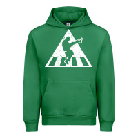 Emerald The Ministry of Silly Walks Distressed Urban Hoodie - artisFamous