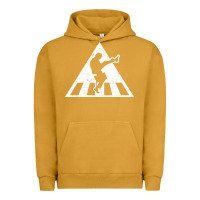 Pigment Peanut Butter The Ministry of Silly Walks Distressed Urban Hoodie - artisFamous