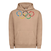 Pigment Burro OLYMPIC RINGS Urban Hoodie - artisFamous