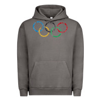Pigment Tornado OLYMPIC RINGS Urban Hoodie - artisFamous