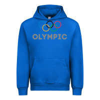 Cobalt OLYMPIC RINGS Urban Hoodie - artisFamous