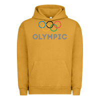 Pigment Peanut Butter OLYMPIC RINGS Urban Hoodie - artisFamous