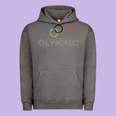 Olympic Rings Urban Hoodie Designed By Artisfamous