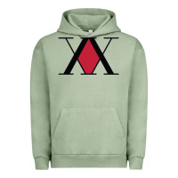 Pigment Oil Green x hunter x Urban Hoodie - artisFamous