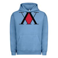 Pigment Pebble Blue x hunter x Urban Hoodie - artisFamous