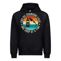 Black CBD Oil Changing Lives Urban Hoodie - artisFamous