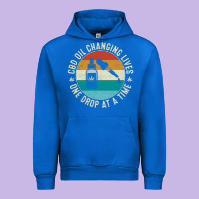 Cbd Oil Changing Lives Urban Hoodie Designed By Artisfamous