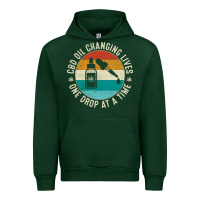 Forest Green CBD Oil Changing Lives Urban Hoodie - artisFamous