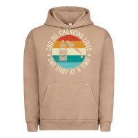 Pigment Burro CBD Oil Changing Lives Urban Hoodie - artisFamous