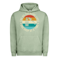 Pigment Oil Green CBD Oil Changing Lives Urban Hoodie - artisFamous