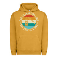 Pigment Peanut Butter CBD Oil Changing Lives Urban Hoodie - artisFamous