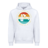 White CBD Oil Changing Lives Urban Hoodie - artisFamous
