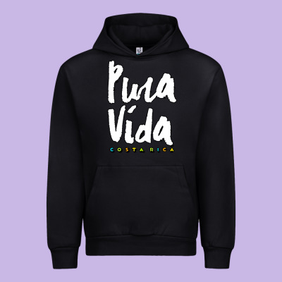 Costa Rica Pura Vida Urban Hoodie Designed By Artisfamous