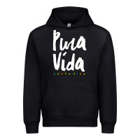 Black costa rica pura vida Urban Hoodie - artisFamous