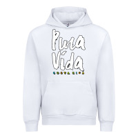 White costa rica pura vida Urban Hoodie - artisFamous