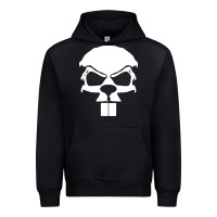 Black crazy beaver skull Urban Hoodie - artisFamous