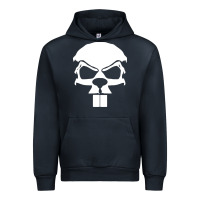Navy crazy beaver skull Urban Hoodie - artisFamous