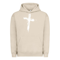 Pigment French Oak cross Urban Hoodie - artisFamous