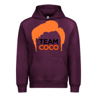 Mauve Wine Team Coco Urban Hoodie - artisFamous