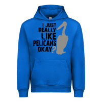 Cobalt i just really like pelicans okay Urban Hoodie - artisFamous