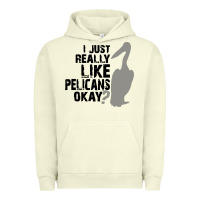 Pigment Pistachio i just really like pelicans okay Urban Hoodie - artisFamous