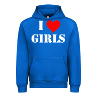 Cobalt i love girls Urban Hoodie - artisFamous