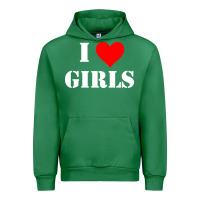 Emerald i love girls Urban Hoodie - artisFamous